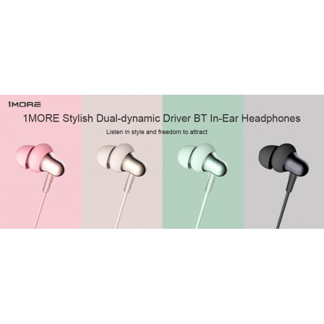 Слушалки 1More Stylish Dual-dynamic Driver BT In-Ear Headphones  E1024BT