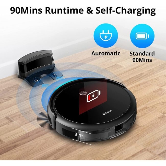 Прахосмукачка робот 360 C50 Robot Vacuum Cleaner C50-1