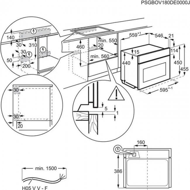 Микровълнова фурна за вграждане AEG KMK721880B