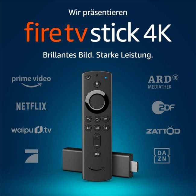 Цифров приемник Amazon Fire TV Stick 4K