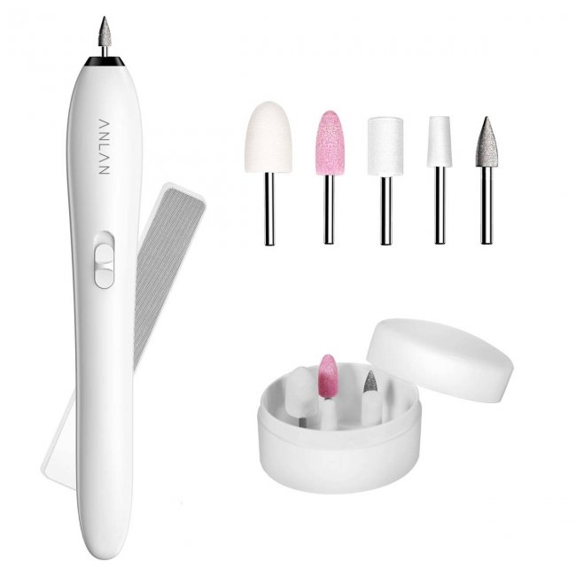 Уред за лице и тяло ANLAN Electric Nail File Drill 5 in 1 Електрическа пила за нокти