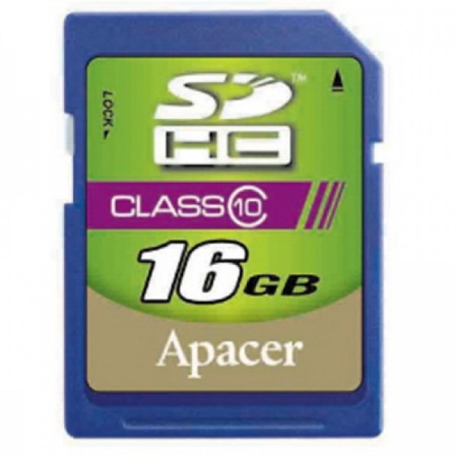 Карта памет Apacer 16GB Secure Digital HC Class 10