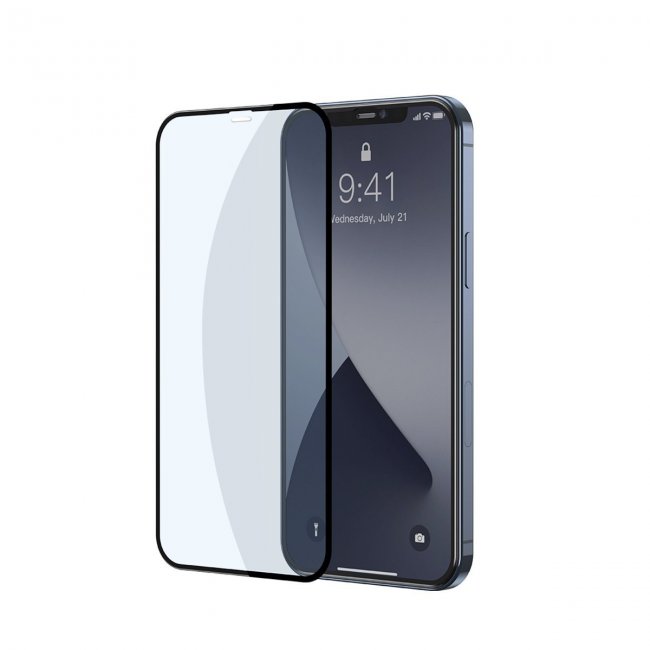 Стъклен Протектор за мобилен телефон Apple Baseus iPhone 12/12 Pro  0,3mm Anti Blue Light