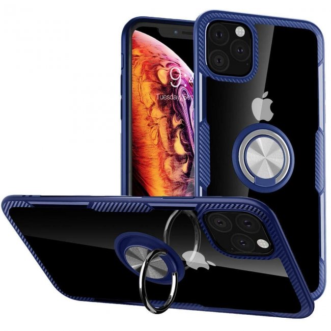 Калъф за мобилен телефон Apple Iphone 11 Pro Max Ring case твърд гръб