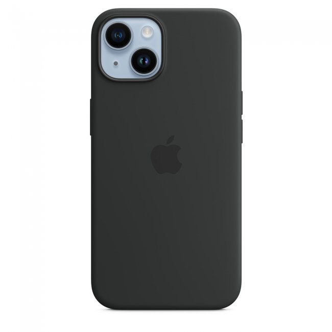Калъф за мобилен телефон Apple iPhone 14 Silicone Case - ЧЕРЕН -- BLACK