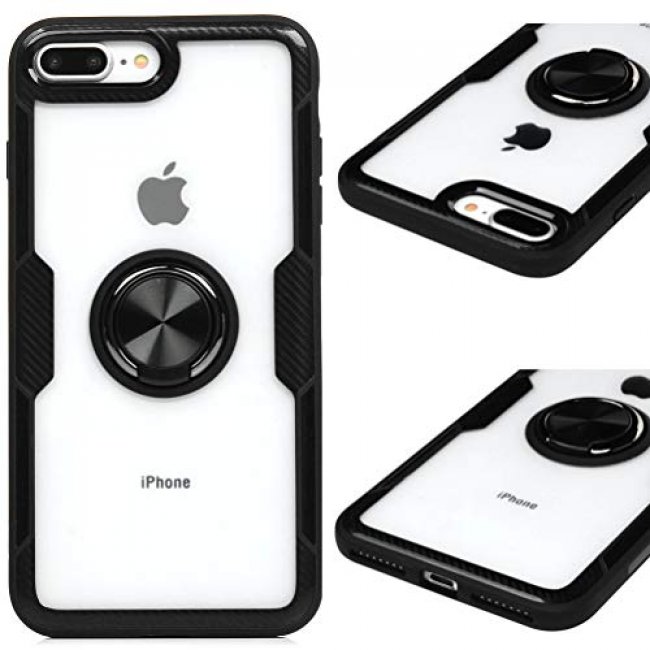 Калъф за мобилен телефон Apple Iphone 7 / 8 твърд гръб с пръстен