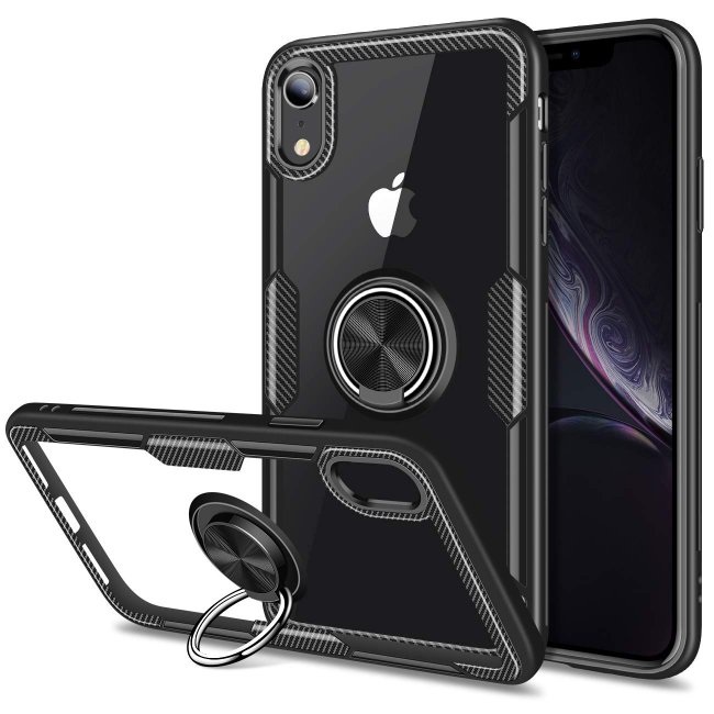 Калъф за мобилен телефон Apple iPhone X / XS RING case твърд гръб
