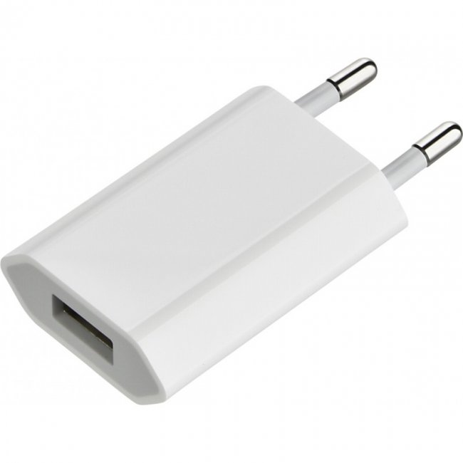 Зарядно устройство Apple Оригинален USB адаптер за iPhone 220V