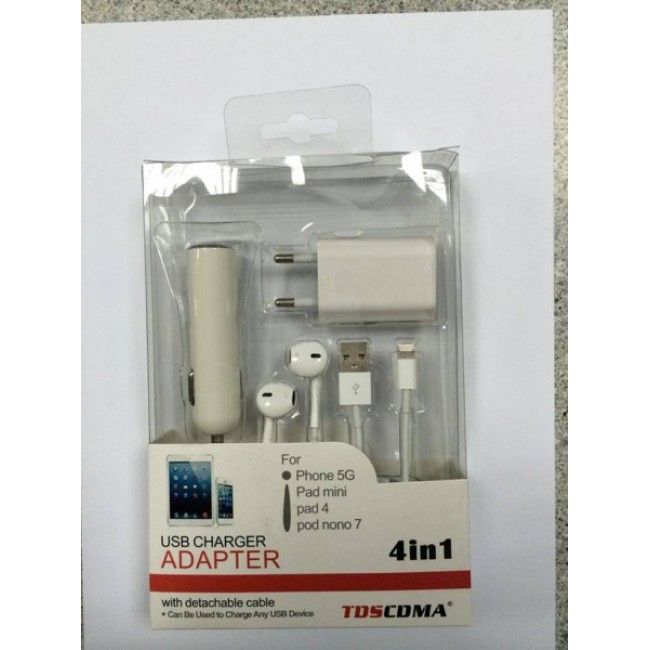 Зарядно устройство Apple TD-T012 4 in 1