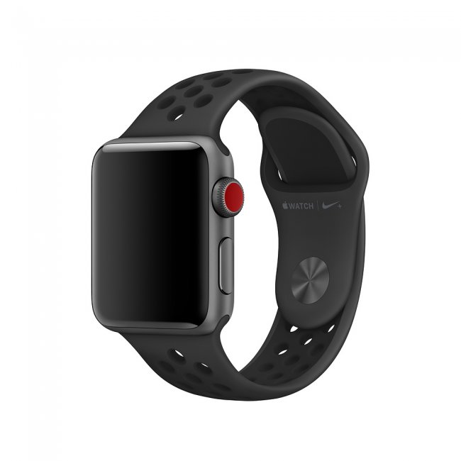 Аксесоари за спортни гривни и часовници Apple Watch 38mm Anthracite/Black Nike Sport Band MQ2K2FE/A