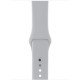 Smart Watch Apple Watch Series4 44mm, Silver Aluminum Case with White Sport Band, GPS - MU6A2