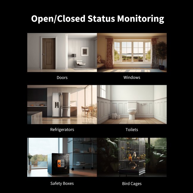 За дома и офиса AQARA Door and Window Sensor P2 - Сензор за врати и прозорци