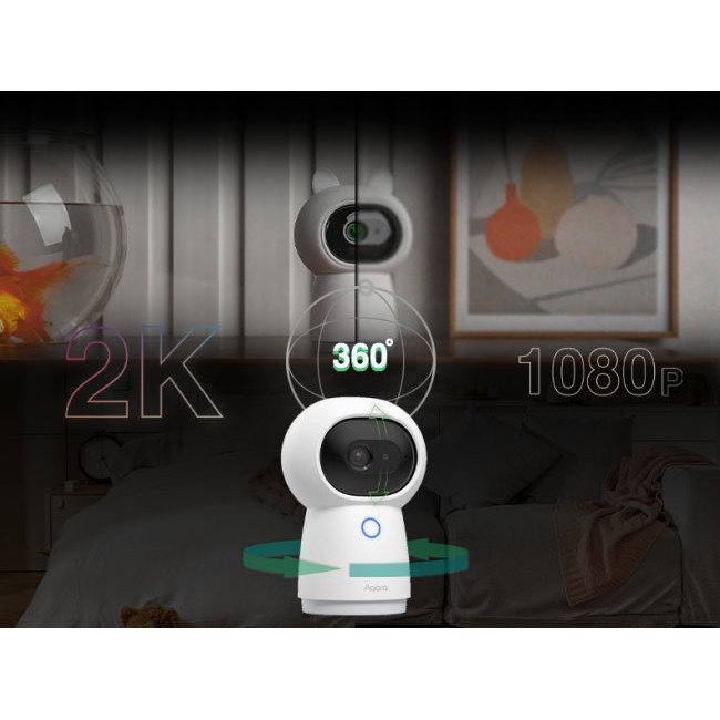 Видеонаблюдение AQARA G3 Camera Hub 2K 360° Камера-хъб