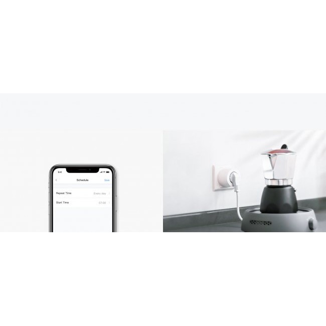 Смарт контакт, разклонител AQARA Smart Plug (Wi-Fi)