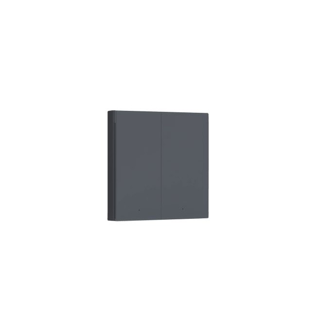 Двоен смарт ключ AQARA Smart Wall Switch H1 EU (No Neutral) - СИВ -- GREY