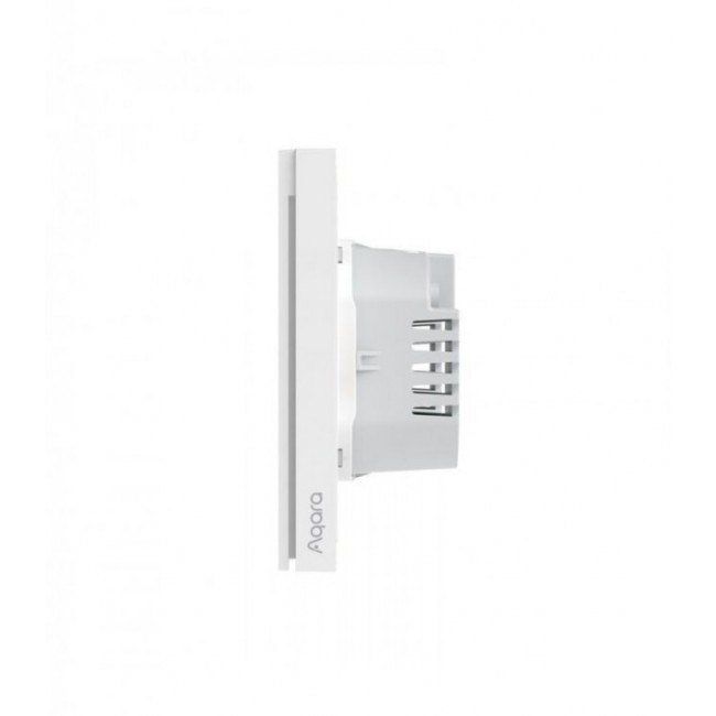 Единичен смарт ключ AQARA Smart Wall Switch H1 EU (No Neutral) - БЯЛ -- WHITE