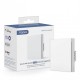Единичен смарт ключ AQARA Smart Wall Switch H1 EU (No Neutral) - БЯЛ -- WHITE