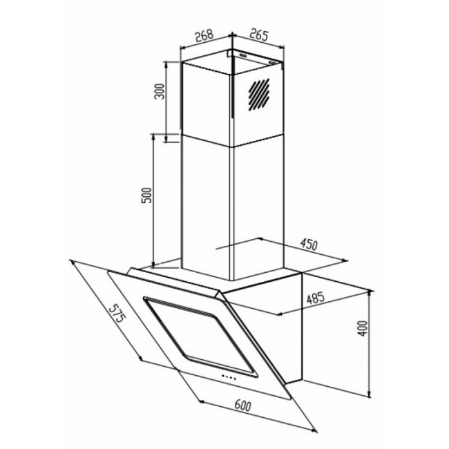Абсорбатор Arielli ACH-6055BL
