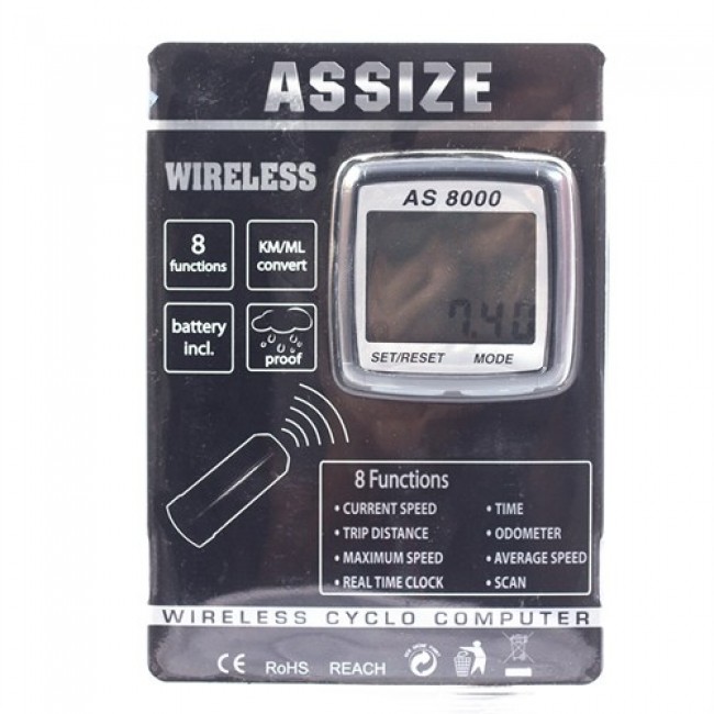 Аксесоар за велосипед Assize Вело компютър AS 8000