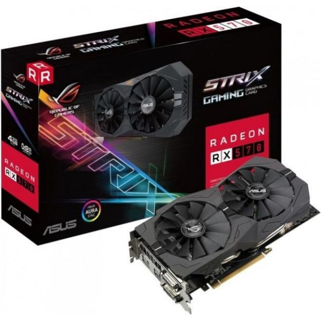 Видео карта ASUS ASUS ROG-STRIX-RX570-4G-GAMING