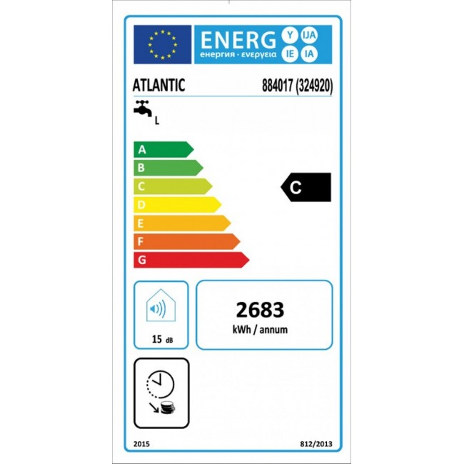 Бойлер Atlantic Combi Steatite 200 л със серпентина