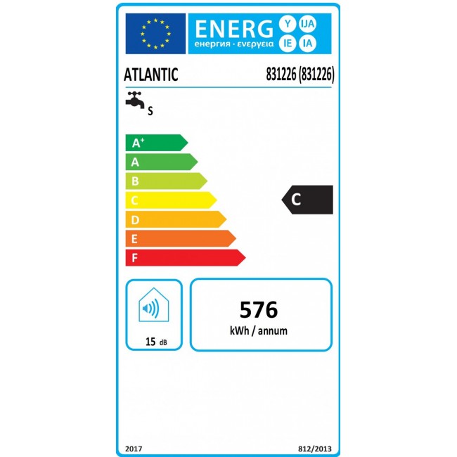 Бойлер Atlantic Nanto 30 л над мивка