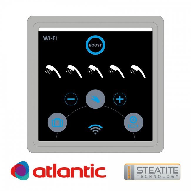 Бойлер Atlantic Vertigo Steatite Wi-Fi 40 л мултипозиционен