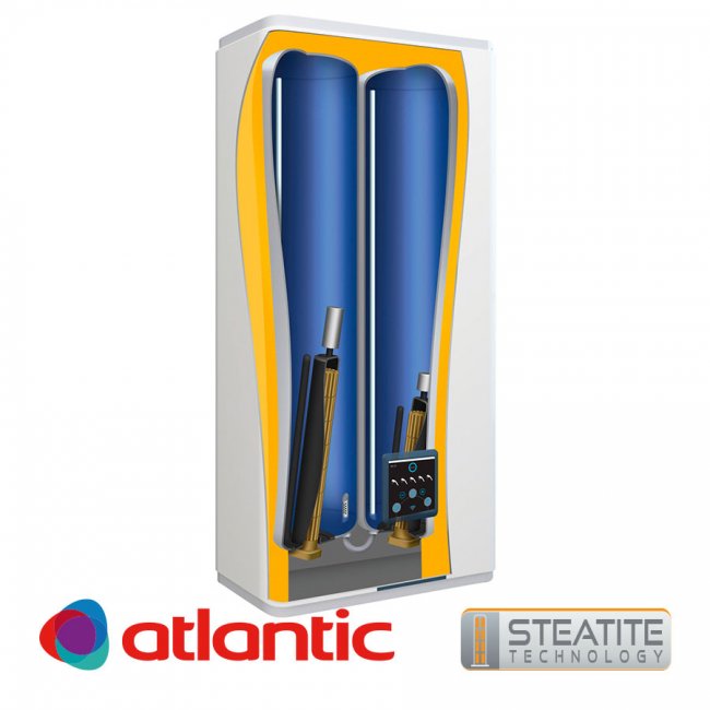Бойлер Atlantic Vertigo Steatite Wi-Fi 65 л мултипозиционен