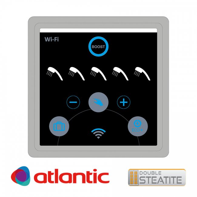 Бойлер Atlantic Vertigo Steatite Wi-Fi 80 л мултипозиционен