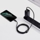 Кабел Baseus 2-in-1 Dual Out cab USB-A+Type-CToIP18W - BLACK