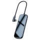 Рутер Baseus 6in1 Hub USB-C to 3x USB 3.0 + HDMI + USB-C PD + SD/microSD adapter