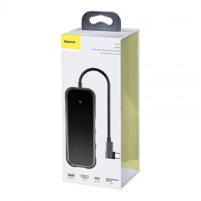 Рутер Baseus 6in1 Hub USB-C to 3x USB 3.0 + HDMI + USB-C PD + SD/microSD adapter