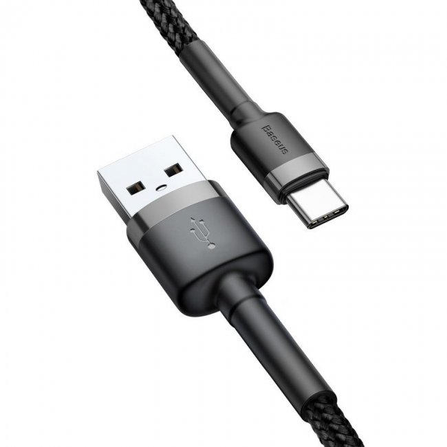 Кабел Baseus Cafule Cable Type-C 3A 1m