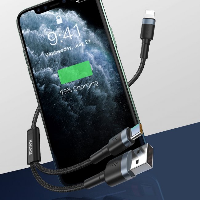 Кабел Baseus Cafule Cable Type C, IP 18W 2.4A 1.2m