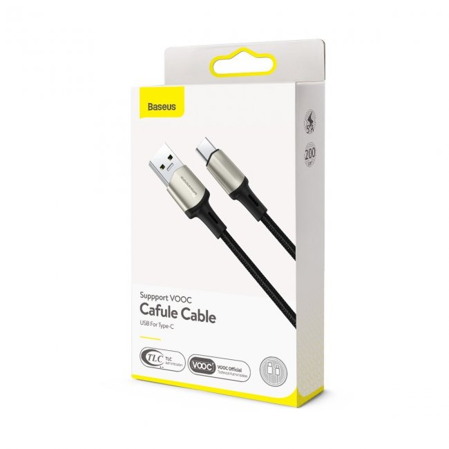 Кабел Baseus Cafule Cable Type C VOOC QC 5A