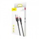 Кабел Baseus Cafule USB Lightning Cable 2.4A 1m