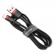 Кабел Baseus Cafule USB Lightning Cable 2.4A 1m
