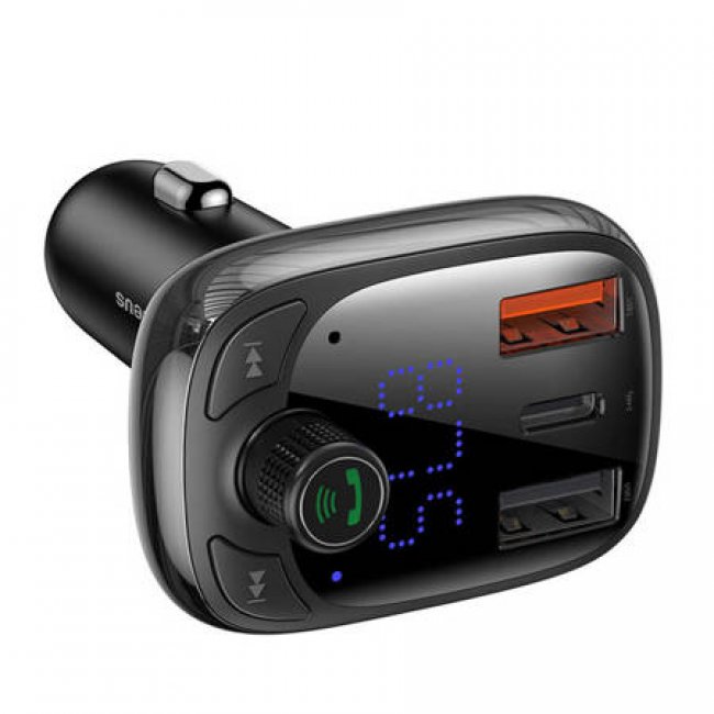 Зарядно устройство Baseus Car Bluetooth MP3 Player T Shaped S-13