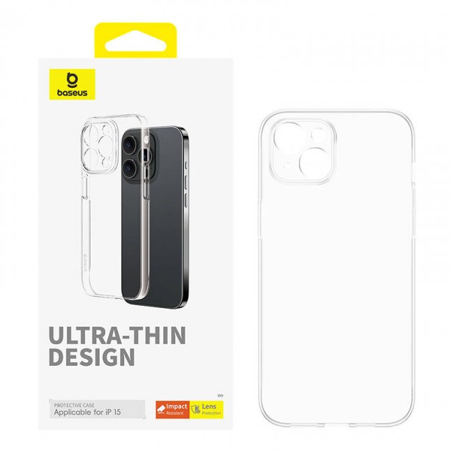 Калъф за мобилен телефон Baseus Case for iPhone 15 OS-Lucent Series