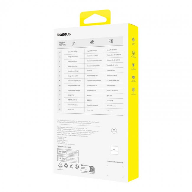 Калъф за мобилен телефон Baseus Case for iPhone 15 OS-Lucent Series