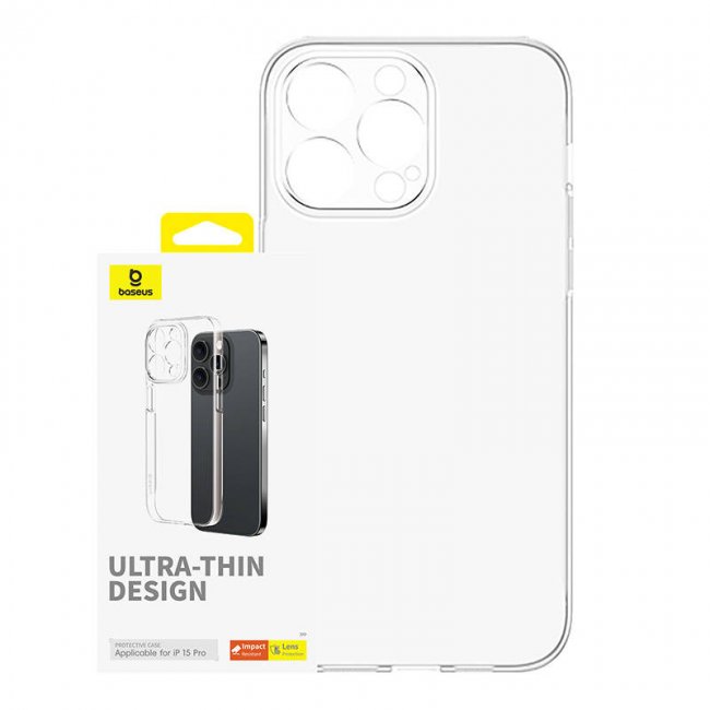 Калъф за мобилен телефон Baseus Case for iPhone 15 Pro OS-Lucent Series