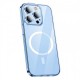 Калъф за мобилен телефон Baseus Crystal Magnetic Case and Tempered Glass set for iPhone 14 Pro