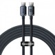Кабел Baseus Crystal Shine cable USB-C to USB-C, 100W