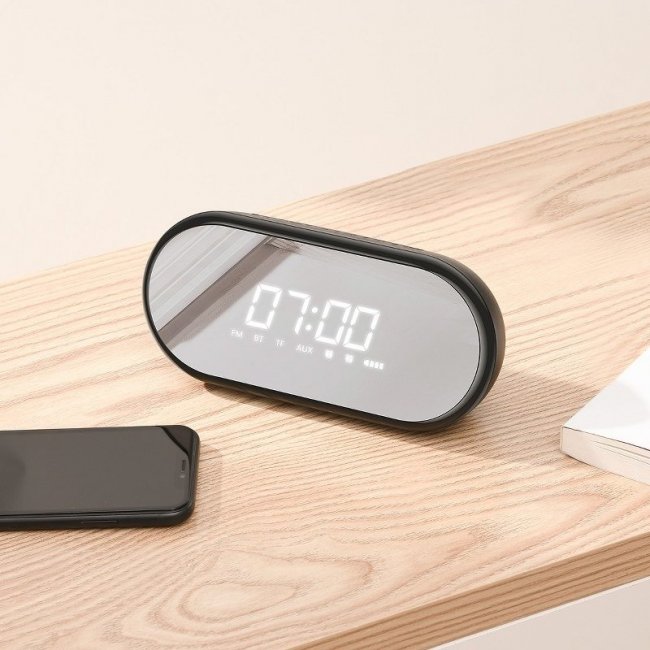 Радиочасовник Baseus Encok E09 Wireless Bluetooth Speaker, Clock