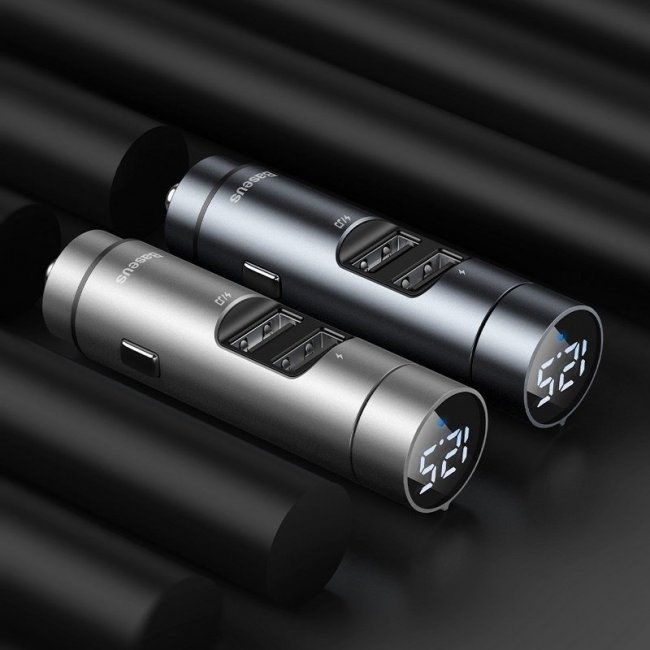 Зарядно устройство Baseus Energy Column Car WiFi MP3 5V/3.1AW