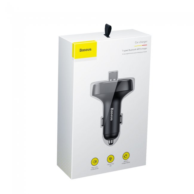 Зарядно устройство Baseus FM Transmitter - СИН -- BLUE 