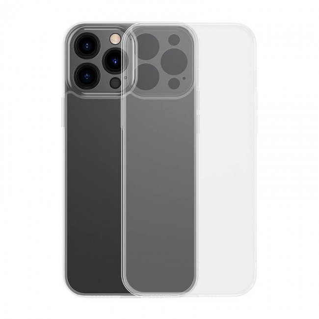Калъф за мобилен телефон Baseus Frosted Glass Case for iPhone 13 Pro - ПРОЗРАЧЕН