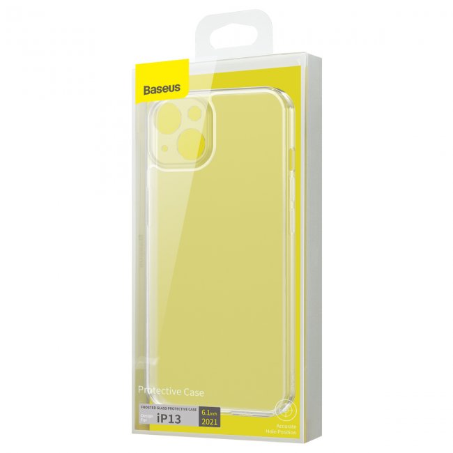 Калъф за мобилен телефон Baseus Frosted Glass Case for iPhone 13