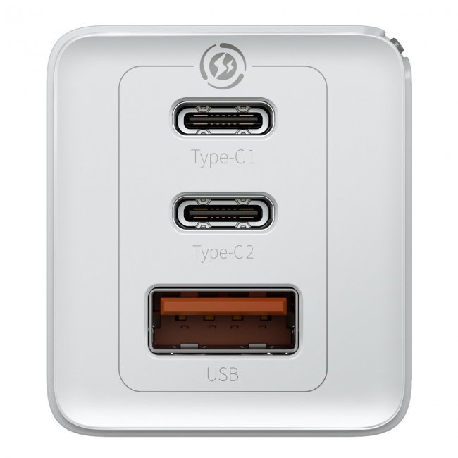 Зарядно устройство Baseus Gan2 Pro Quick Charger 2 C type + USB type 65W