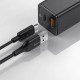 Зарядно устройство Baseus GaN2 Quick Charger GaN2 C+U, 45W